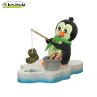 Pinguin auf Eisscholle - Verangelt - jun.Holz Olbernhau