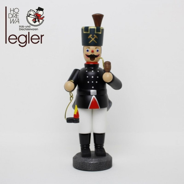 Räucherfigur Räuchermann Bergmann mit Lampe, 22 cm