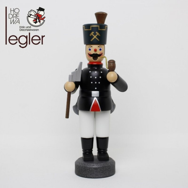 Räucherfigur Räuchermann Bergmann mit Hacke, 22 cm