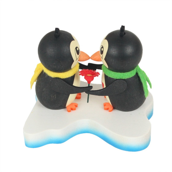 Pinguin auf Eisscholle - Verliebt - Jens Held- Olbernhau