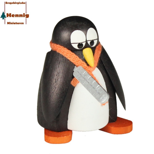 Pinguin Grippofit, 5 cm -Hennig Figuren Deutschneudorf- Erzgebirgische Handarbeit