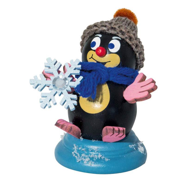 Sammelfigur Maulwurf Konrad Kuhnert Holzkunst, Höhe ca. 6 cm