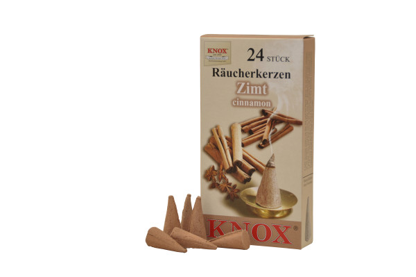Räucherkerzen Zimt 24 Stück, Größe M