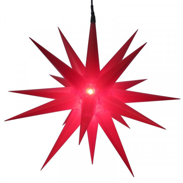 Saico Kunststoff- Außenstern 65 cm Rot