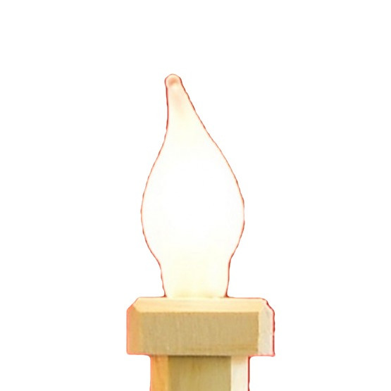 LED Flammkerze für Herrnhuter Lichterbogen ab 2024, 6 Volt, E 10 Gewinde