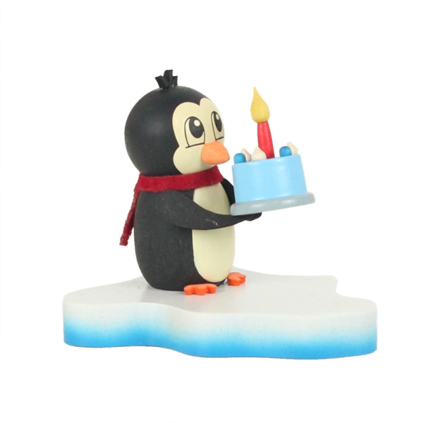 Pinguin auf Eisscholle - Happy Birthday - Jens Held- Olbernhau