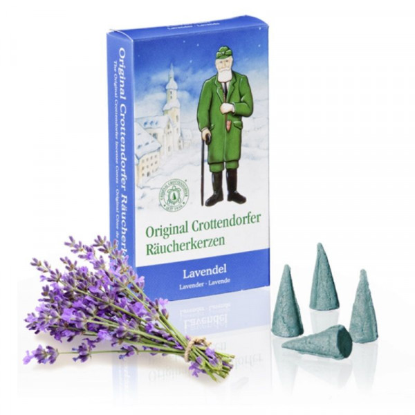 Original Crottendorfer Räucherkerzen - Lavendel