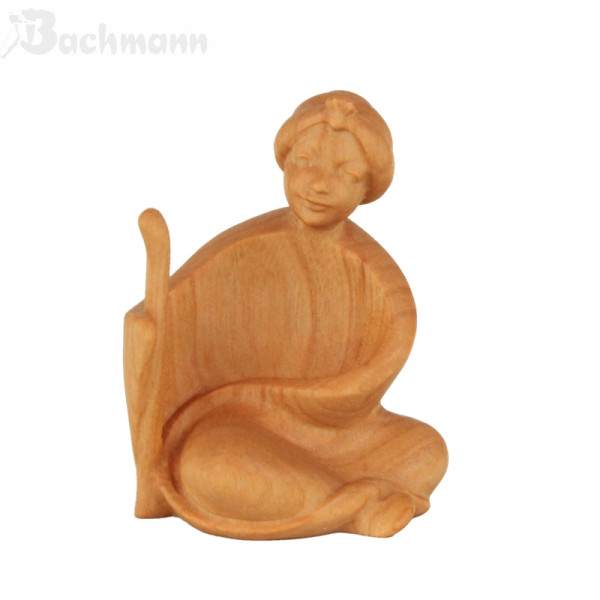 Gloria Krippenfigur Beduine, Kirsche, 12 cm* Holzschnitzerei Konrad Bachmann, Südtirol