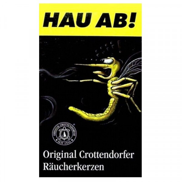 Räucherkerzen "Hau ab" klein 20 Original Crottendorfer Räucherkerzen