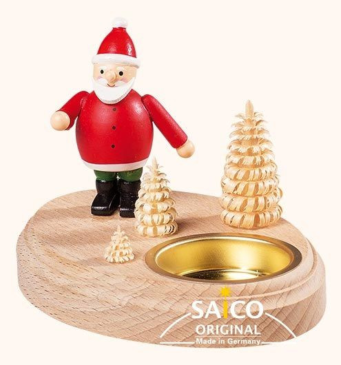 Saico Holzleuchter Weihnachtsmann