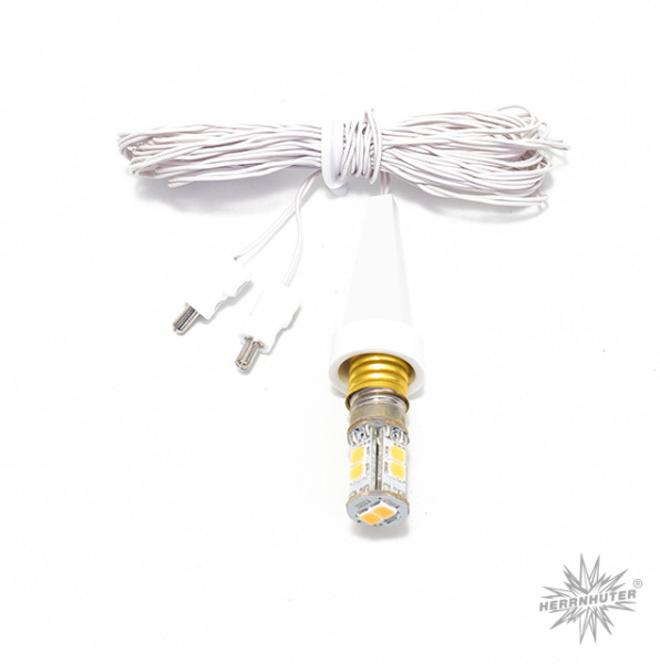 Beleuchtung für A1e weiß mit LED mit Kappe und Stecker