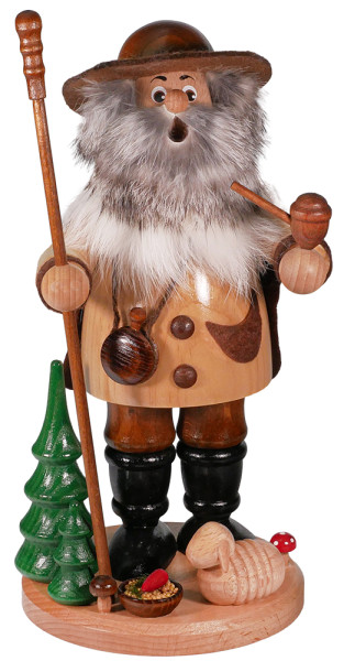 Erzgebirgische Räucherfigur Schäfer ca. 24 cm Drechselwerkstatt Uhlig