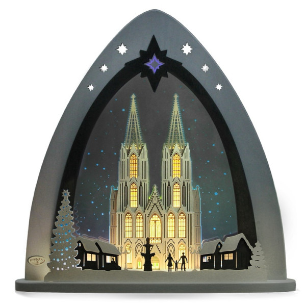 Weigla LED Lichterspitze Kölner Dom Qualität aus dem Erzgebirge - Made in Germany