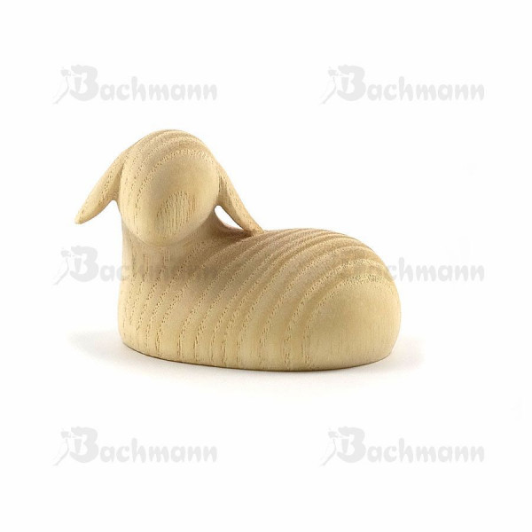 Gloria Krippenfigur Lamm, Esche natur, 12 cm*