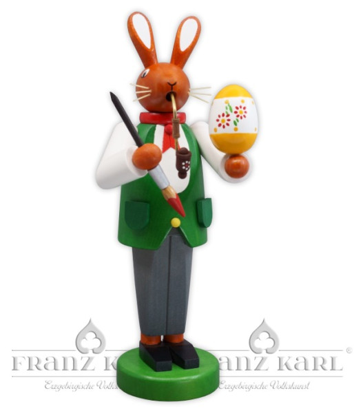 Blank Rauchfigur Hasenmann Osterhase 25cm Höhe