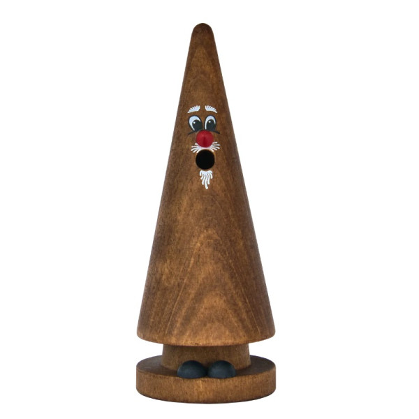 Crottendorfer Ziegenbein "Addi Advent" Holz- Räucherfigur mit patentierter Abbrandvorrichtung