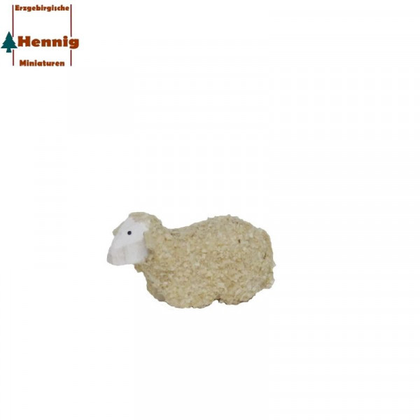 Schaf liegend klein , ca. 2,5 cm