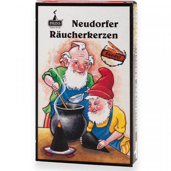 Neudorfer Räucherkerzen "Zwerge" Sandelduft Original Erzgebirgische Räucherkerzen der Firma Huss