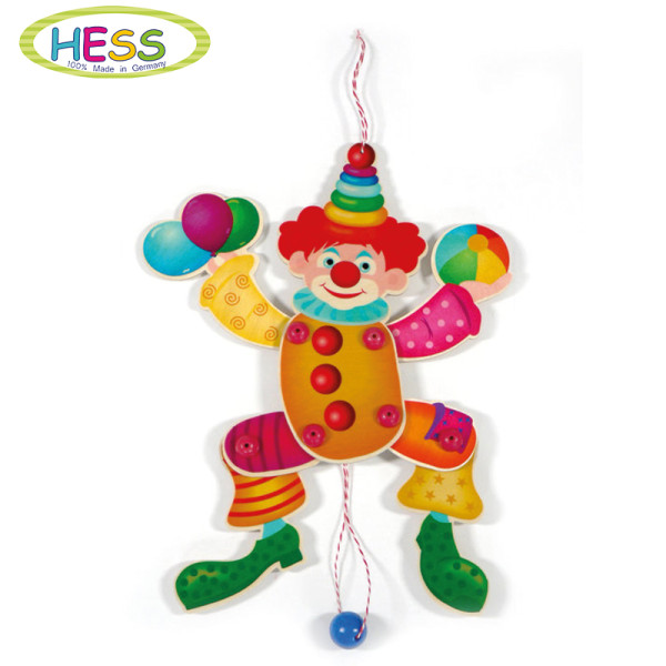 Hampelmann Clown kunterbunt Hess