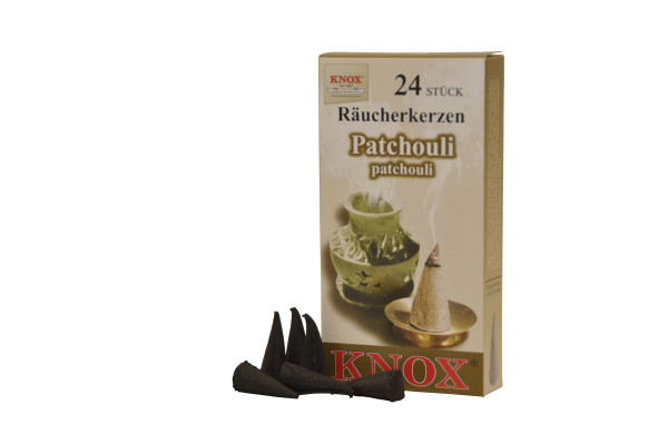 Räucherkerzen Pachouli 24 Stück, Größe M