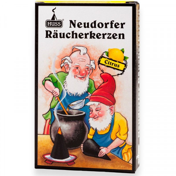 Neudorfer Räucherkerzen "Zwerge" Citrusduft Original Erzgebirgische Räucherkerzen der Firma Huss