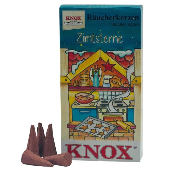 Räucherkerzen Weihnachtbäckerei Zimtsterne 24 Stück, Größe M