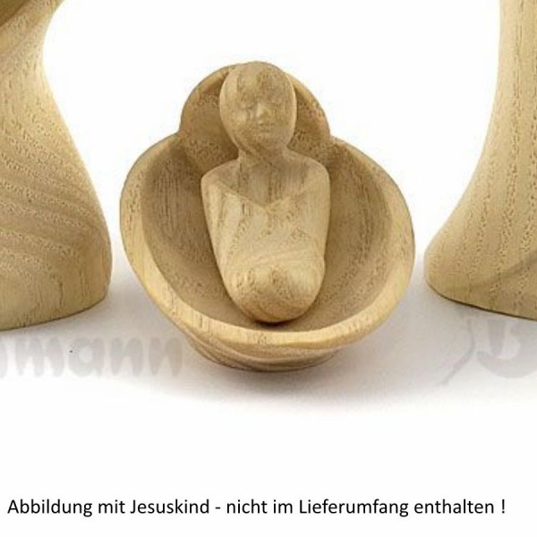 Gloria Krippenfigur Wiege, Esche natur, 16 cm*