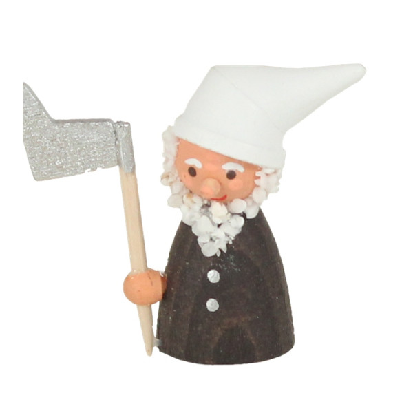 Sammelfigur Berggeist Bartenbert, ca. 4,5 cm -Hennig Figuren Deutschneudorf- Erzgebirgische Handarbeit