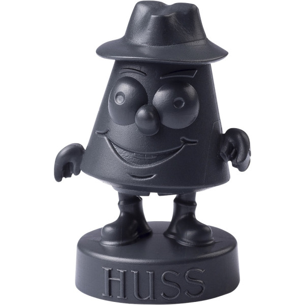 Huss Karzl-Figur anthrazit, magnetisch, ca. 3 cm Echte Erzgebirgische Handarbeit aus Neudorf/ Erzgebirge