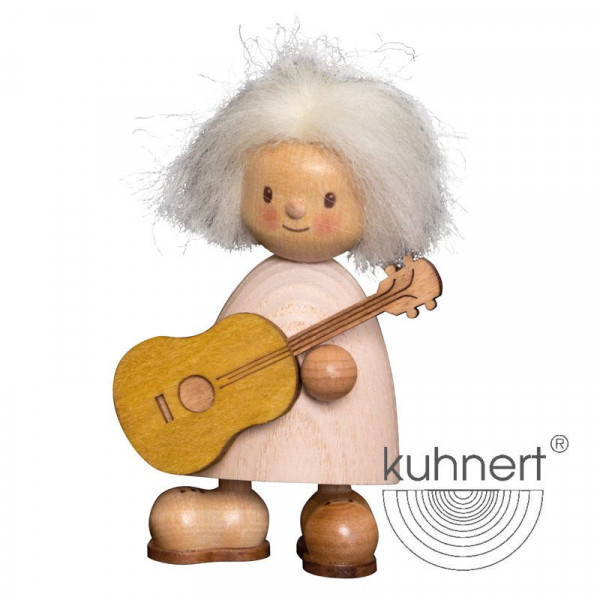 Sammelfigur Holzfigur Finn mit Gitarre Kuhnert Artikel 62105, Höhe ca. 8,5 cm