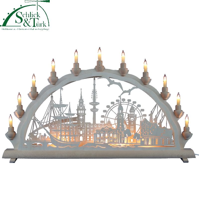 Weigla Schwibbogen "Matterhorn" - LED-Lichterbogen Aus Holz & Acryl, 47x21 Cm, Made In Germany