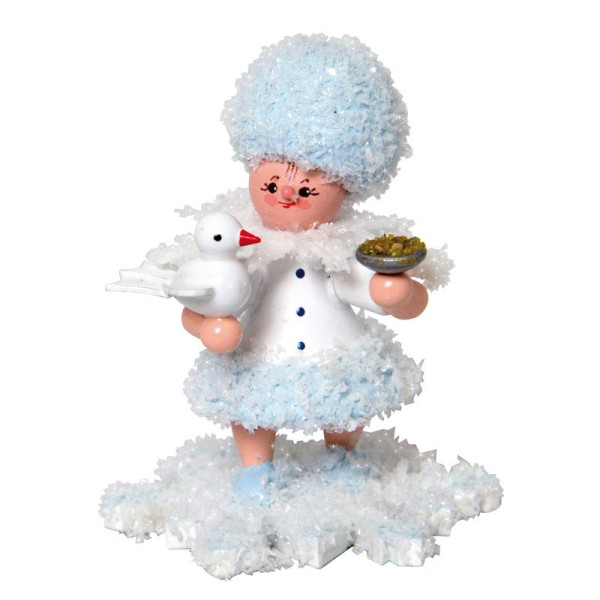 Schneeflöckchen mit Taube, Artikel 43147 Sammelfigur, Höhe ca. 5 cm