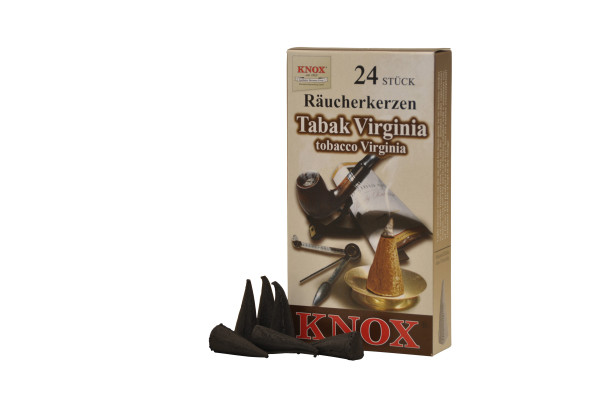 Räucherkerzen Tabak Virginia 24 Stück, Größe M
