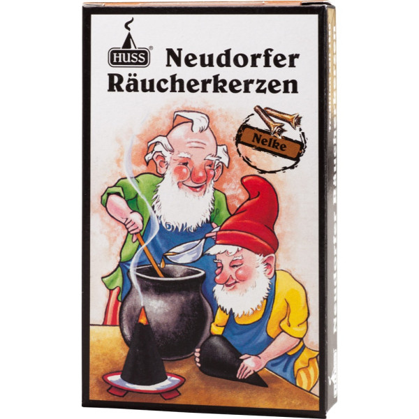 Neudorfer Räucherkerzen - Zwerge - Nelke Erzgebirgische Räucherkerzen der Firma Huss