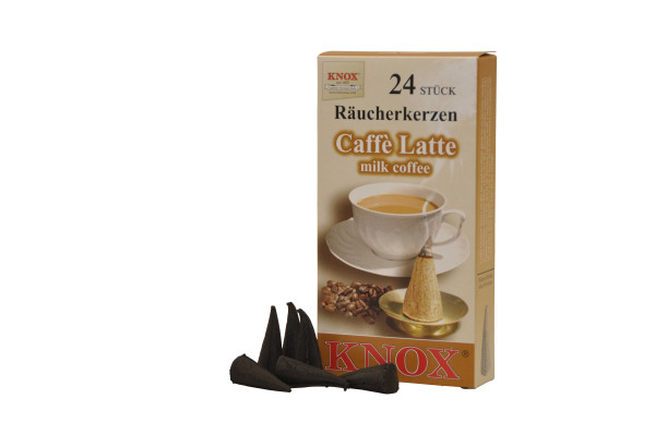Räucherkerzen Kaffee Latte 24 Stück, Größe M