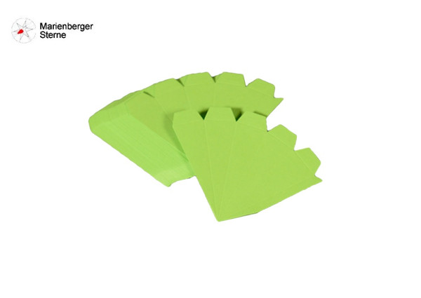 Marienberger Sterne Selbstbausatz 3er Set Grün, 3 Sterne 16 cm ohne Beleuchungsset & Netzgerät