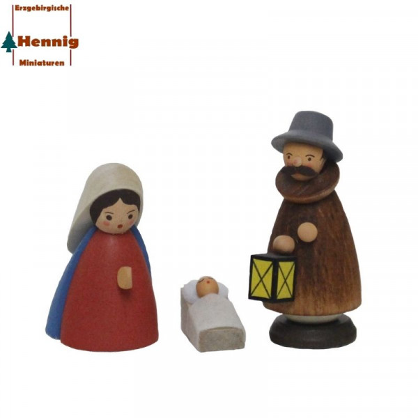 Heilige Familie farbig , ca. 6 cm