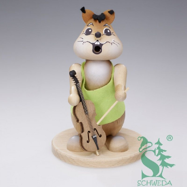 Familie Körnlein - Rauchfigur Eichhörnchen ca. 18 cm