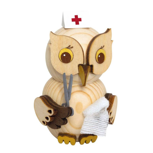 Kuhnert Holzfigur Minieule Krankenschwester Kuhnert Artikel 37367, Höhe ca. 7 cm