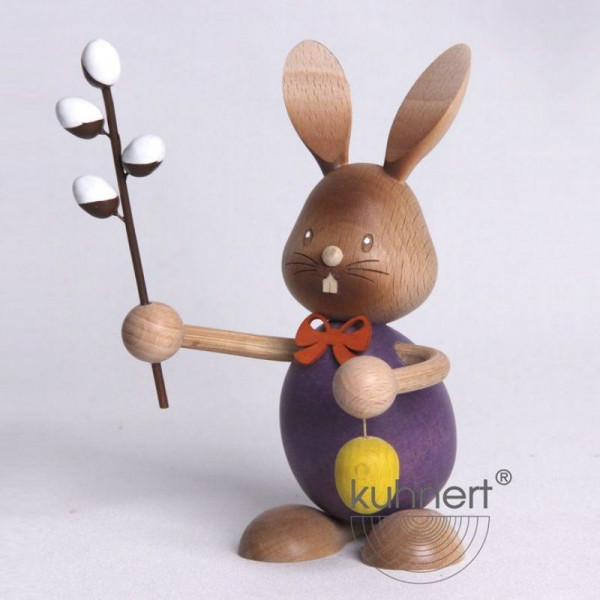 Stupsi Hase mit Weidenkätzchen, Artikel 52213 Höhe ca. 11 cm