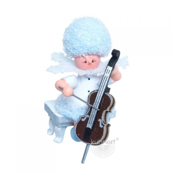 Schneeflöckchen mit Cello, Artikel 43136 Sammelfigur, Höhe ca. 5 cm