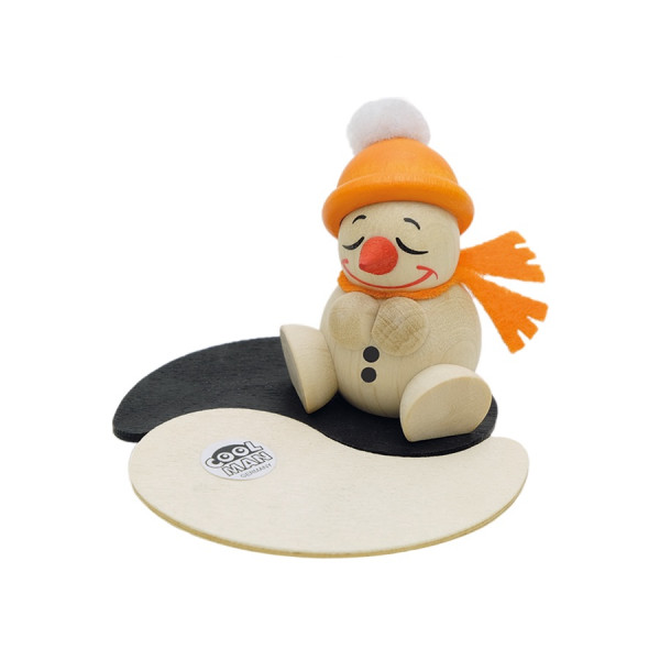 Cool Man Yoga - Sammelfigur ca. 5 cm by Karsten Braune - Echt Erzgebirge