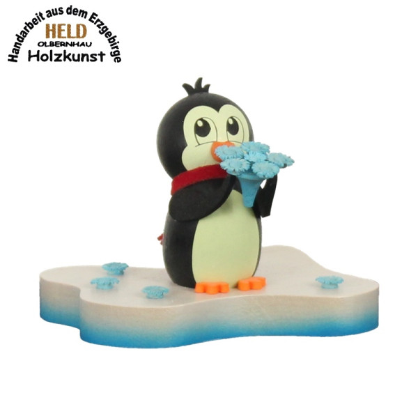 Pinguin auf Eisscholle - Eisblumen - Jens Held- Olbernhau