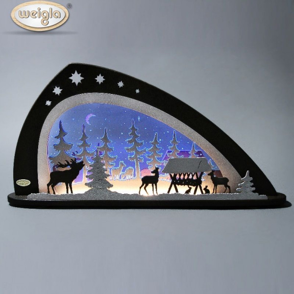 LED-Schwibbogen "Waldtiere"