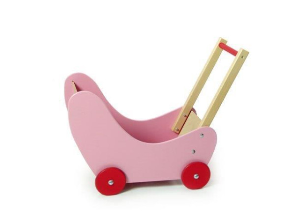 Puppenwagen rosa Hess