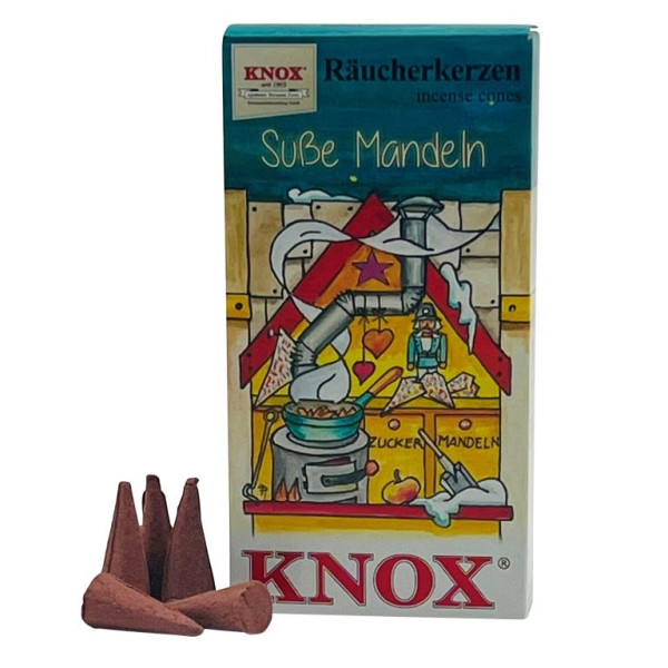 Räucherkerzen Weihnachtbäckerei Süße Mandeln 24 Stück, Größe M