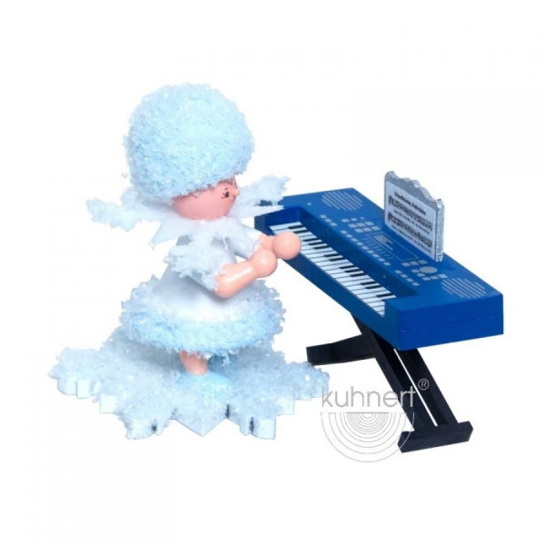 Schneeflöckchen mit Keyboard, Artikel 43135 Sammelfigur, Höhe ca. 5 cm