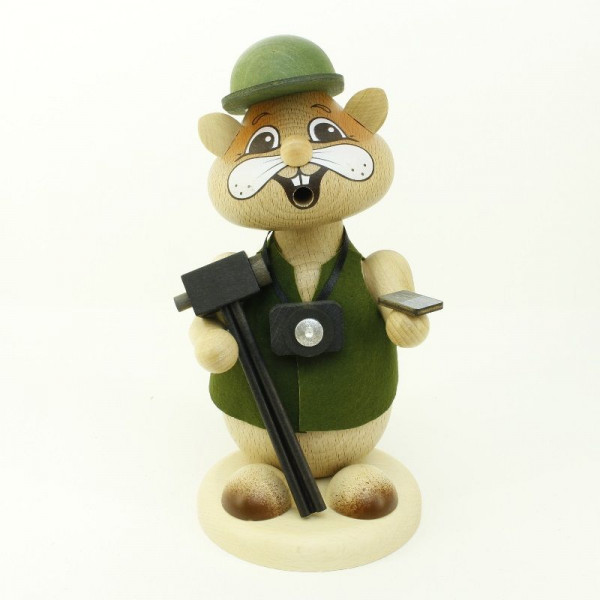 Familie Körnlein - Rauchfigur "Fotograf" mittel ca 19 cm