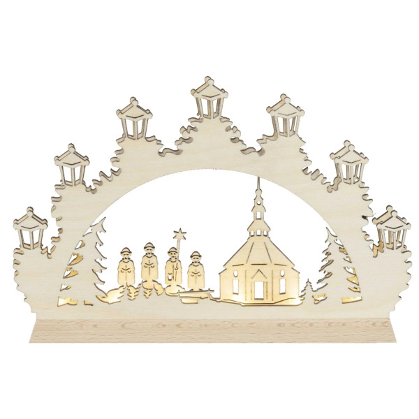 Saico Mini Lichterbogen Kurrende Qualität aus dem Erzgebirge - Made in Germany