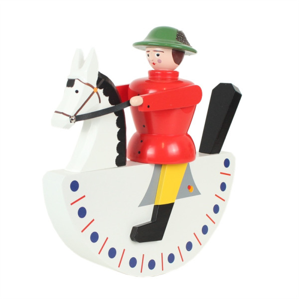 Seiffener Reiterlein groß (22 cm) , rot Volkskunstwerkstatt Katrin Eckert